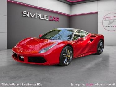 Ferrari 488 gtb 4.0 v8 670ch rosso corsa origine ferrari france 2eme main occasion montreuil (porte de vincennes)(75)...