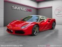 Ferrari 488 gtb 4.0 v8 670ch rosso corsa origine ferrari france 2eme main occasion montreuil (porte de vincennes)(75)...