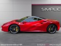 Ferrari 488 gtb 4.0 v8 670ch rosso corsa origine ferrari france 2eme main occasion montreuil (porte de vincennes)(75)...