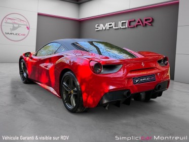 Ferrari 488 gtb 4.0 v8 670ch rosso corsa origine ferrari france 2eme main occasion montreuil (porte de vincennes)(75)...