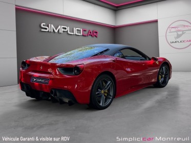 Ferrari 488 gtb 4.0 v8 670ch rosso corsa origine ferrari france 2eme main occasion montreuil (porte de vincennes)(75)...