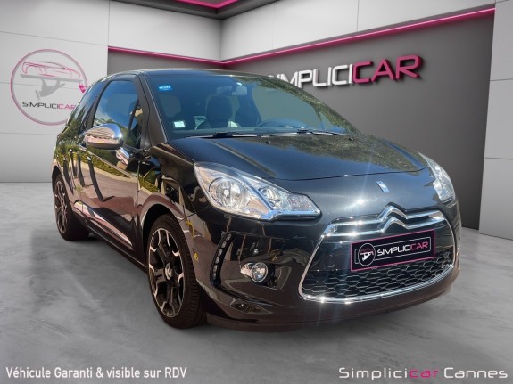 Citroen ds3 thp 150 série noire - etat neuf - garantie 12 mois occasion cannes (06) simplicicar simplicibike france