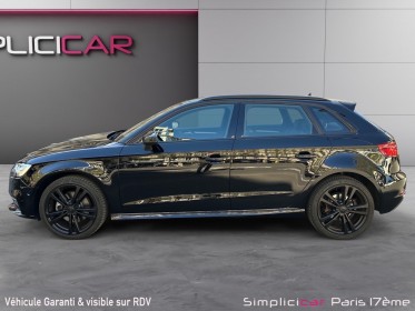 Audi a3 sportback 40 e-tron 204 s tronic 6 s-line phase 2  full black garantie 12 mois occasion paris 17ème (75)(porte...