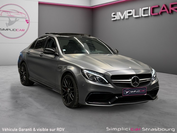 Mercedes classe c 63 s mercedes-amg speedshift mct amg malus paye suivi complet mercedes - toit ouvrant - cam 360 -...
