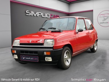 Renault r5 alpine 93ch etat neuf dossier complet garantie 12 mois occasion simplicicar royan simplicicar simplicibike france