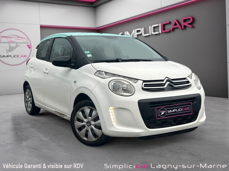 Citroen c1 1.2 essence 82 feel -  peu kilometree - limiteur / regulateur de vitesse occasion simplicicar lagny  simplicicar...