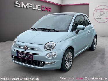 Fiat 500 my23 1.0 70 ch hybride bsg s/s toit panoramique apple carplay garantie 1 an occasion simplicicar dunkerque...
