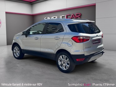 Ford ecosport 1.0 ecoboost 125 titanium entretien à jour garantie 12 mois occasion paris 17ème (75)(porte maillot)...