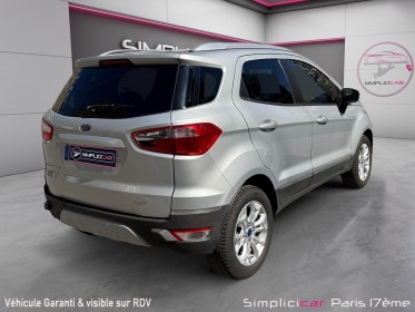 Ford ecosport 1.0 ecoboost 125 titanium entretien à jour garantie 12 mois occasion paris 17ème (75)(porte maillot)...