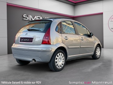 Citroen c3 c3 1.6 16v exclusive sensodrive toit ouvrant sièges velours garantie 12 mois occasion montreuil (porte de...