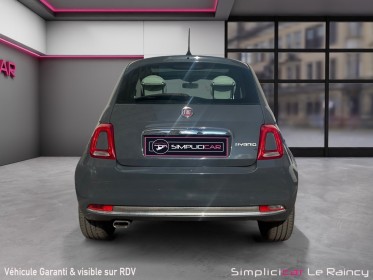 Fiat 500 my22 1.0 70 ch hybride bsg s/s gps toit panoramique garantie 12 mois occasion simplicicar le raincy simplicicar...