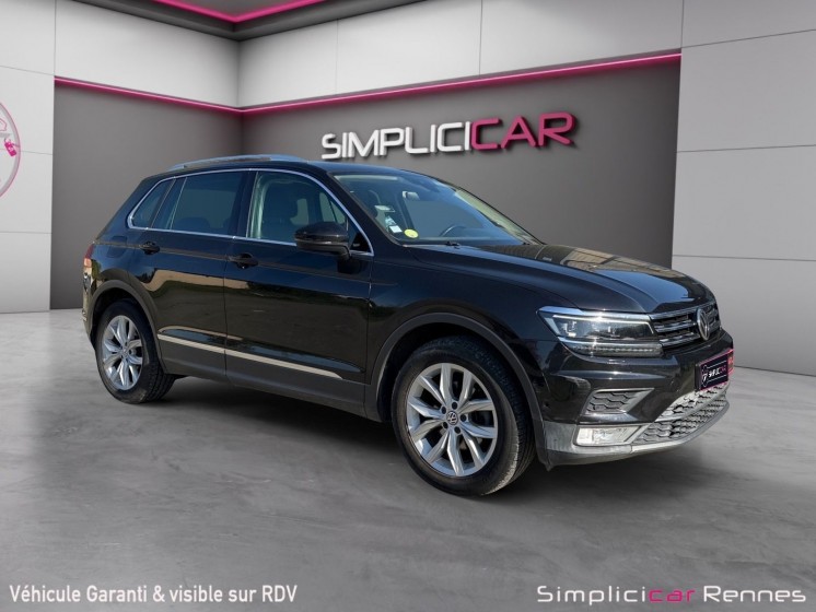 Volkswagen tiguan 2.0 tdi 150 dsg7 carat - toit ouvrant - camera de recul - carplay occasion simplicicar rennes simplicicar...