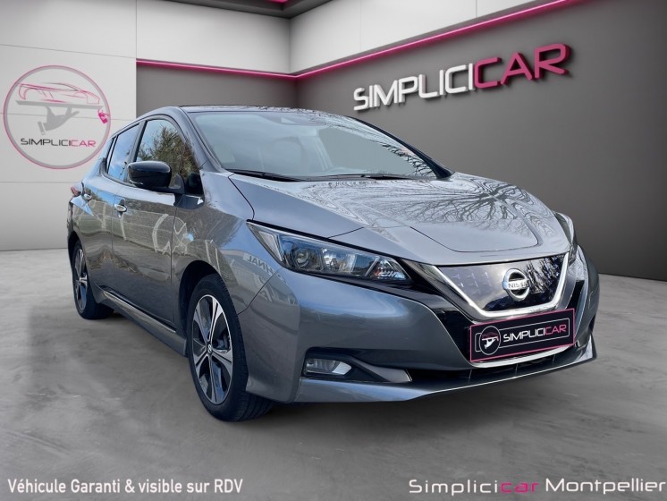 Nissan leaf 2021 40kwh 10eme anniversaire batterie 100% carplay camera de recul garantie 12mois occasion montpellier (34)...
