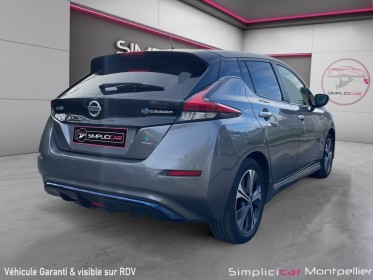 Nissan leaf 2021 40kwh 10eme anniversaire batterie 100% carplay camera de recul garantie 12mois occasion montpellier (34)...