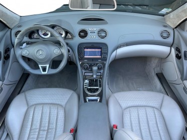 Mercedes classe sl roadster 63 amg pack performance amg carbone complet toit vitré ventilés chauffants massants occasion...