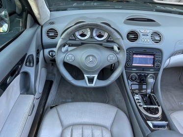 Mercedes classe sl roadster 63 amg pack performance amg carbone complet toit vitré ventilés chauffants massants occasion...