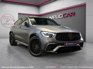 Mercedes glc coupe 63 s amg 9g-mct speedshift amg 4matic gris mat origine freins ceramiques garantie constructeur occasion...