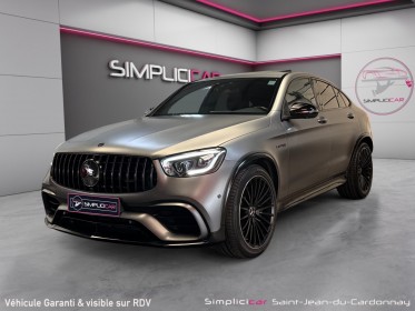 Mercedes glc coupe 63 s amg 9g-mct speedshift amg 4matic gris mat origine freins ceramiques garantie constructeur occasion...