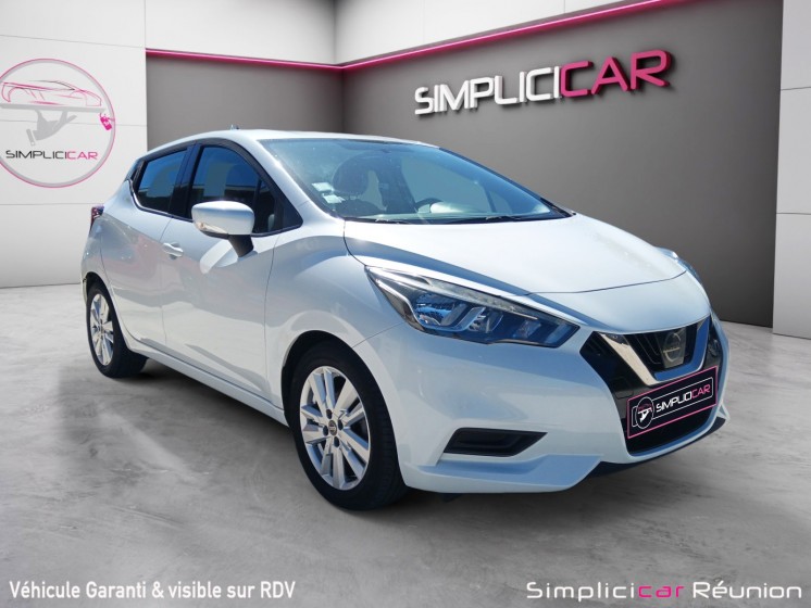 Nissan micra 2020 1.0 ig-t 100ch acenta - caméra de recul - roue de secours occasion réunion ville st pierre simplicicar...