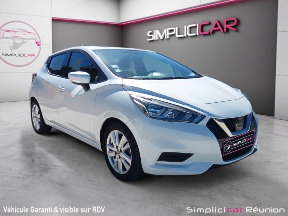 Nissan micra 2020 1.0 ig-t 100ch acenta - caméra de recul - roue de secours occasion réunion ville st pierre simplicicar...