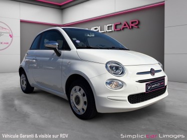 Fiat 500 serie 6 1.2 69 ch eco pack lounge garantie 12 mois occasion simplicicar limoges  simplicicar simplicibike france
