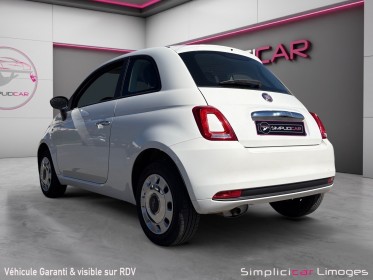 Fiat 500 serie 6 1.2 69 ch eco pack lounge garantie 12 mois occasion simplicicar limoges  simplicicar simplicibike france