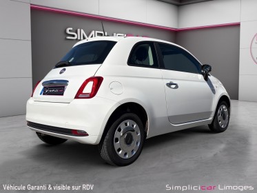 Fiat 500 serie 6 1.2 69 ch eco pack lounge garantie 12 mois occasion simplicicar limoges  simplicicar simplicibike france
