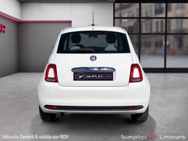 Fiat 500 serie 6 1.2 69 ch eco pack lounge garantie 12 mois occasion simplicicar limoges  simplicicar simplicibike france