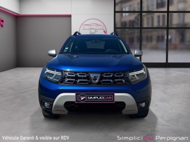 Dacia duster blue dci 115 4x2 prestige  1er main suivi complet caméra 360° garantie 12 mois occasion simplicicar perpignan ...