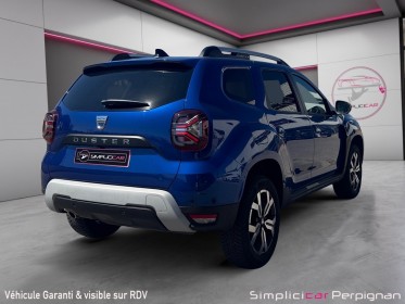 Dacia duster blue dci 115 4x2 prestige  1er main suivi complet caméra 360° garantie 12 mois occasion simplicicar perpignan ...