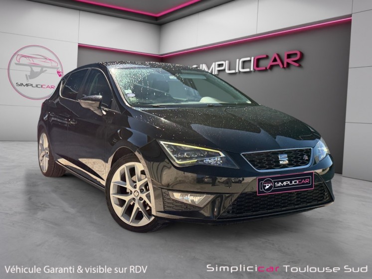 Seat leon 1.4 tsi 150 start/stop act fr dsg7 radar avant arrière bluetooth garantie 12 mois occasion simplicicar toulouse...