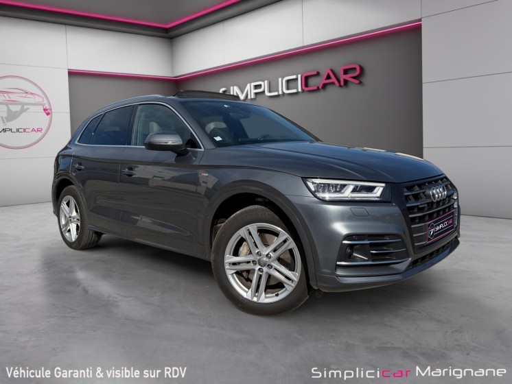 Audi q5 q5 55 tfsi e 367 s tronic 7 quattro s line toit panoramique - carplay - camera de recul - régulateur - garantie...