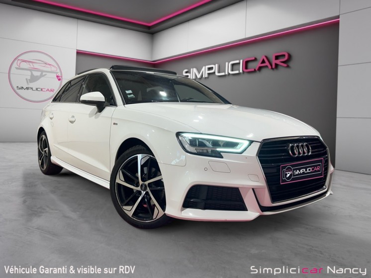 Audi a3 sportback 35 tfsi 150ch s tronic7 s-line toit ouvrant carplay 18' rotor origine france garantie 12 mois occasion...