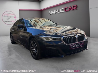 Bmw serie 5 g30 lci 520d twinpower turbo 190 ch bva8 m sport carbon schwarz sièges chauffants garantie 12 mois occasion...