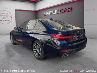 Bmw serie 5 g30 lci 520d twinpower turbo 190 ch bva8 m sport carbon schwarz sièges chauffants garantie 12 mois occasion...