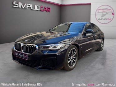 Bmw serie 5 g30 lci 520d twinpower turbo 190 ch bva8 m sport carbon schwarz sièges chauffants garantie 12 mois occasion...