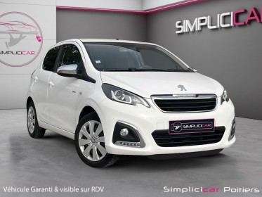 Peugeot 108 style ethanol 1.0 vti 2eme main carplay limitateur climatisation garantie 12 mois occasion simplicicar poitiers...