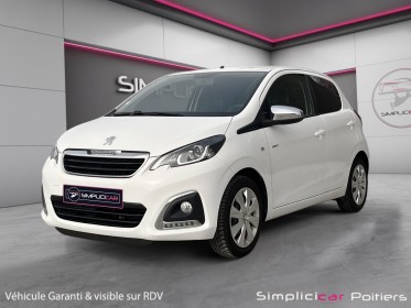 Peugeot 108 style ethanol 1.0 vti 2eme main carplay limitateur climatisation garantie 12 mois occasion simplicicar poitiers...