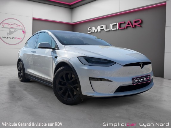 Tesla model x tesla model x dual-motor awd garantie tesla 2032 garantie 12 mois carrosserie refaite occasion simplicicar lyon...