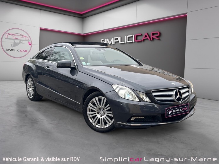 Mercedes classe e coupe 250 cdi 204 ch blueefficiency executive a occasion simplicicar lagny  simplicicar simplicibike france