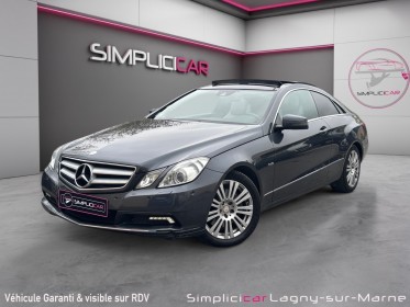 Mercedes classe e coupe 250 cdi 204 ch blueefficiency executive a occasion simplicicar lagny  simplicicar simplicibike france