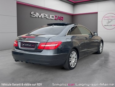 Mercedes classe e coupe 250 cdi 204 ch blueefficiency executive a occasion simplicicar lagny  simplicicar simplicibike france