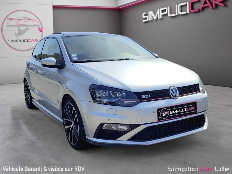 Volkswagen polo 1.8 tsi 192 bmt dsg7 gti to vitré élec, sièges chauffants, susp pilotée, echappement inox sport...