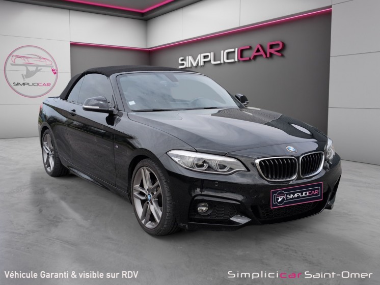 Bmw serie 2 cabriolet f23 coup 18d 150 ch bva8 m sport volant chauffant garantie 12 mois occasion simplicicar saint-omer...