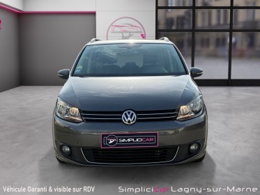 Volkswagen touran 1.6 tdi 105 fap cup - entretien volkswagen - radar de recul occasion simplicicar lagny  simplicicar...