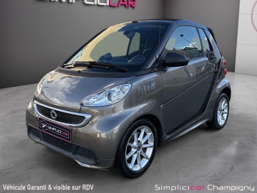 Smart fortwo cabrio smart cabriolet   1.0 84ch passion softouch gps - climatisation-accoudoir-direction assistée- occasion...