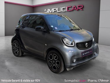 Smart fortwo coupe 1.0 71 ch ss ba6 prime toit panoramique camera de recul garantie 12 mois occasion paris 17ème (75)(porte...