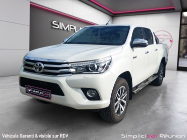Toyota hilux double cabine 2.4 d-4d double cabines 4wd 150ch  legende / caméra de recul occasion réunion ville st pierre...