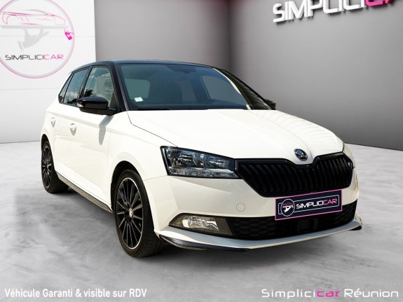 Skoda fabia 1.0 tsi 95 ch bvm5 monte-carlo - climatisation automatiques - carplay - caméra recul occasion réunion ville st...