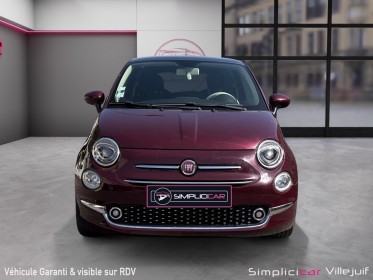 Fiat 500 1.2 69ch eco pack lounge, entretien fiat, toit panoramique, radar ar, garantie 12 mois. occasion simplicicar...